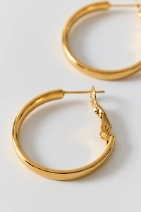 L Train Waterproof Small Hoop Earrings
