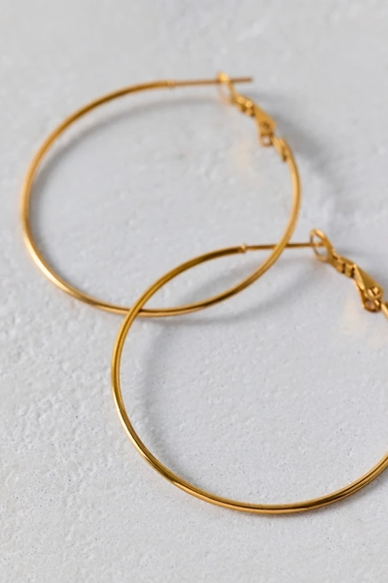 Greenwich Waterproof Hoop Earrings