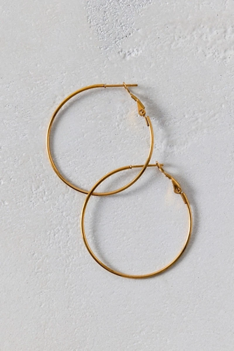 Greenwich Waterproof Hoop Earrings