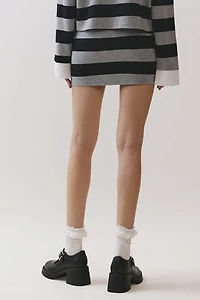 Personal Code Poppy Striped Mini Skirt