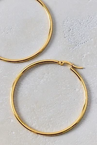 City Girl Waterproof Medium Hoop Earrings