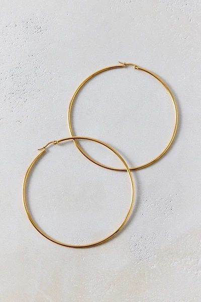 City Girl Waterproof Large Hoop Earrings