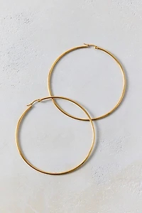 City Girl Waterproof Large Hoop Earrings