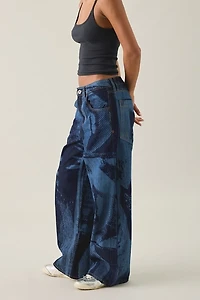 BDG Jaya Laser Print Baggy Boyfriend Jeans