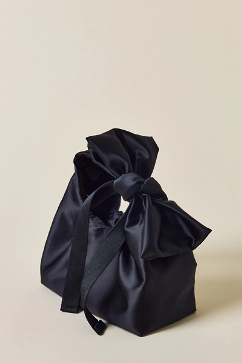 UO Halle Bow Satin Crossbody Bag