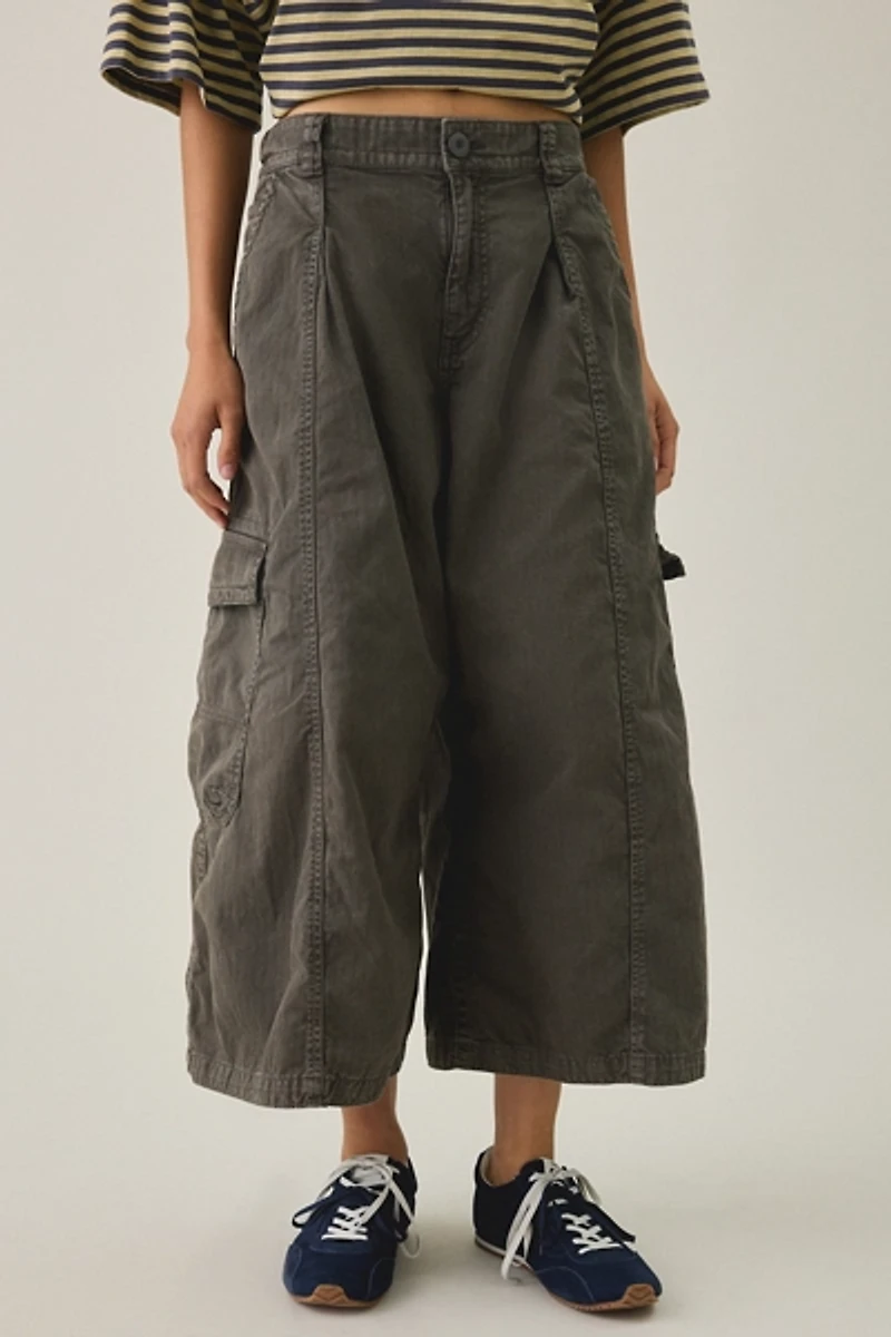 BDG Static Mid-Rise Cargo Culotte Pants