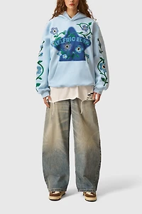 Aelfric Eden Star Rhinestone Floral Hoodie