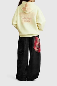 Aelfric Eden Oversized Beaded Star Pullover Hoodie