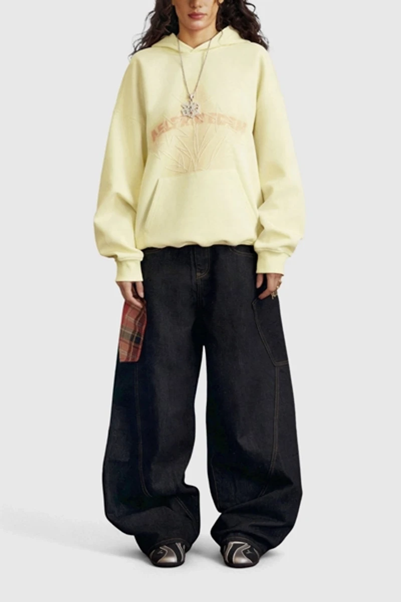 Aelfric Eden Oversized Beaded Star Pullover Hoodie