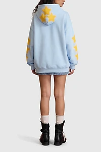 Aelfric Eden Oversized Embroidered Star Pullover Hoodie