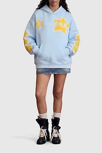 Aelfric Eden Oversized Embroidered Star Pullover Hoodie