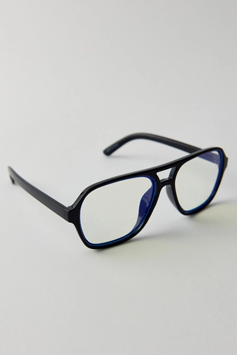 Tara Aviator Blue Light Glasses