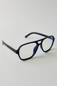 Tara Aviator Blue Light Glasses