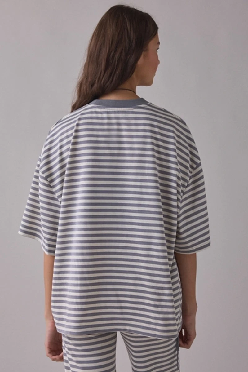 Lioness Bloom Stripe Oversized Short Sleeve Tee