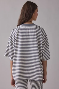 Lioness Bloom Stripe Oversized Short Sleeve Tee