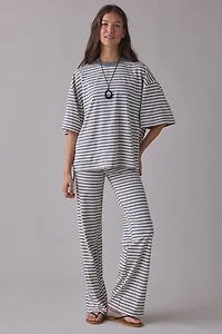 Lioness Bloom Stripe Oversized Short Sleeve Tee