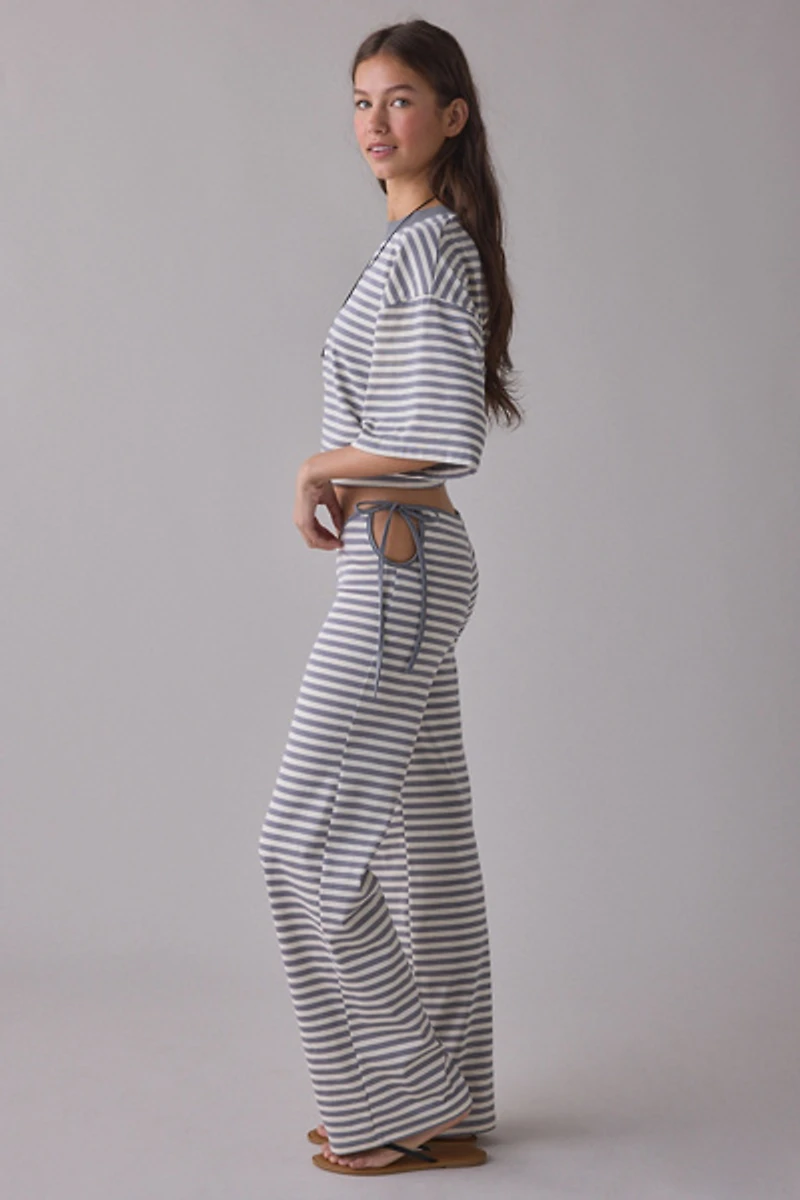 Lioness Bloom Stripe Side-Tie Pants