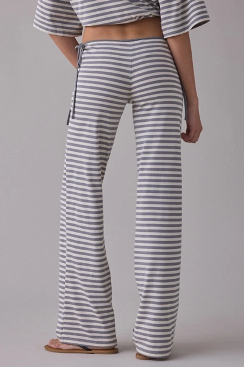 Lioness Bloom Stripe Side-Tie Pants