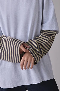 Lioness Bowen Layered Long Sleeve Oversized Tee