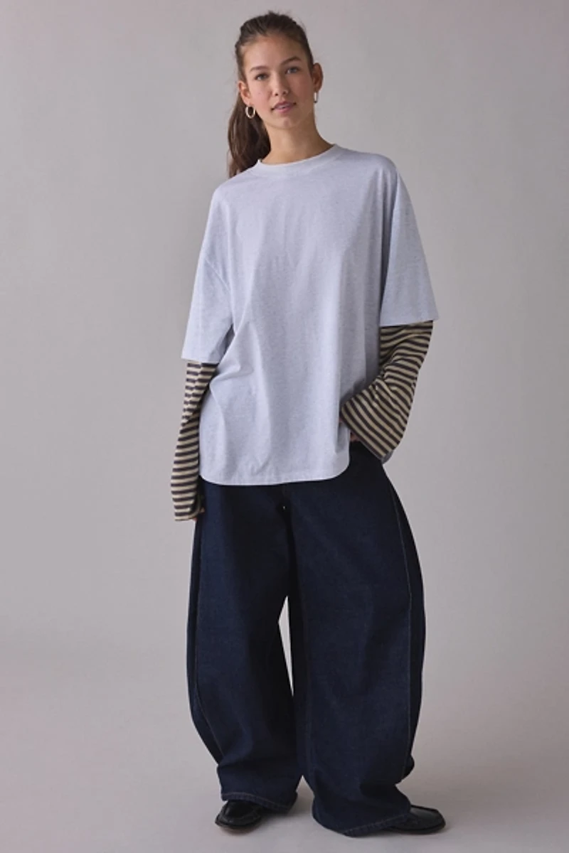 Lioness Bowen Layered Long Sleeve Oversized Tee