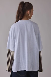 Lioness Bowen Layered Long Sleeve Oversized Tee