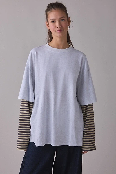 Lioness Bowen Layered Long Sleeve Oversized Tee
