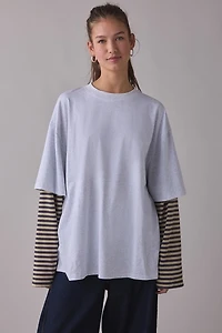 Lioness Bowen Layered Long Sleeve Oversized Tee