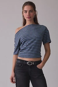 Lioness Wildlands Asymmetric Off-The-Shoulder Tee