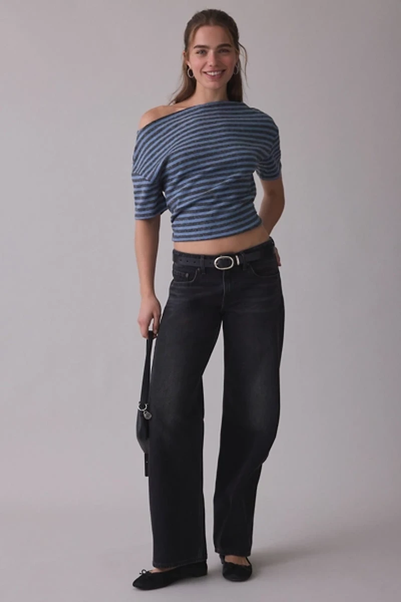 Lioness Wildlands Asymmetric Off-The-Shoulder Tee