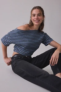 Lioness Wildlands Asymmetric Off-The-Shoulder Tee