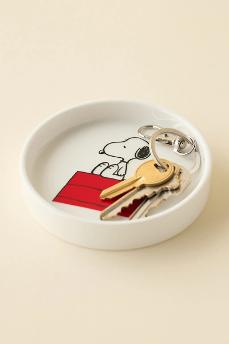 Magpie X Peanuts Home Sweet Home Round Ceramic Trinket Dish