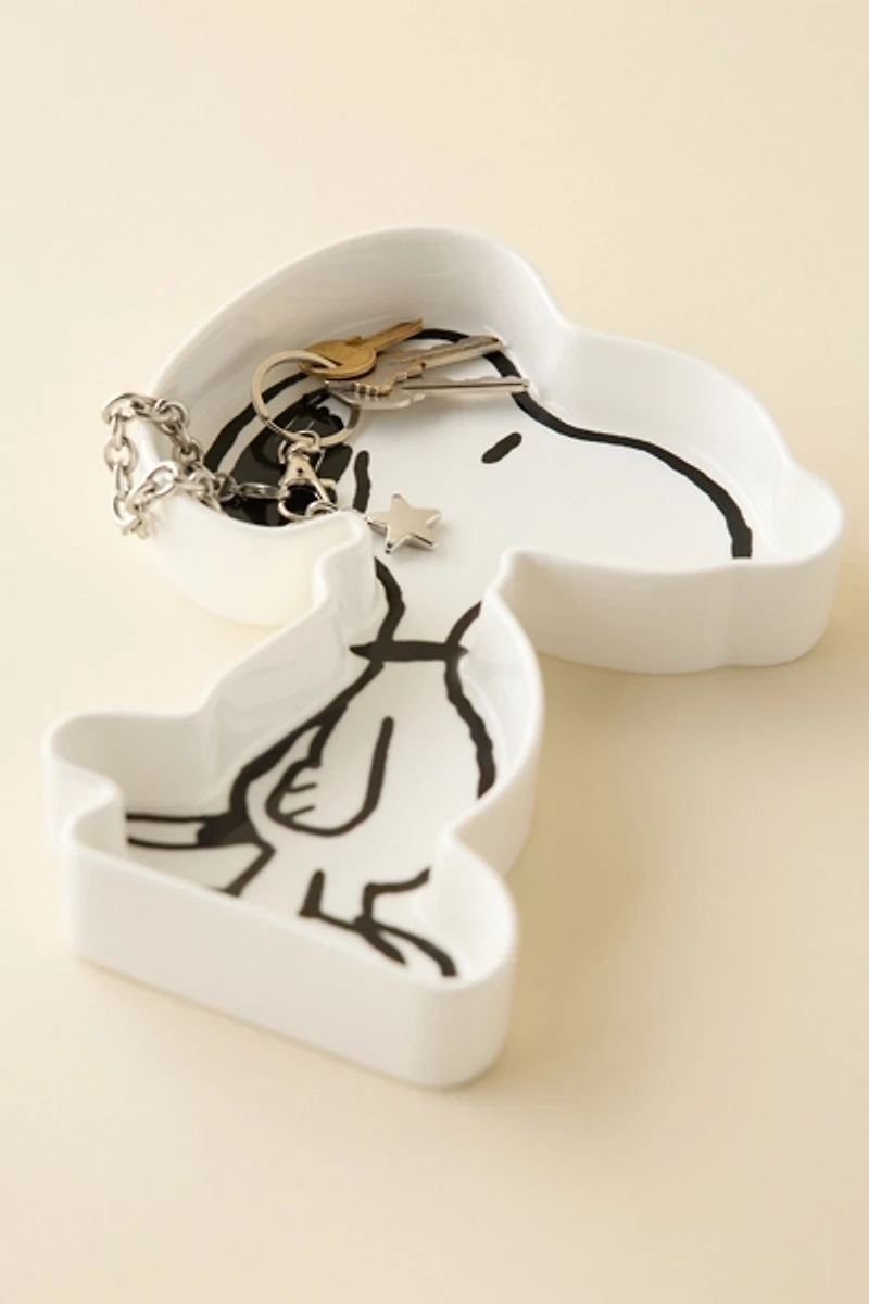 Magpie X Peanuts Snoopy Shaped Ceramic Trinket Dish