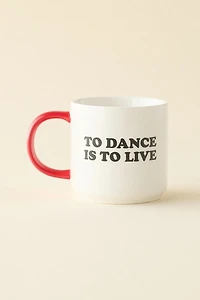 Magpie Peanuts To Dance Is To Live Ceramic Mug