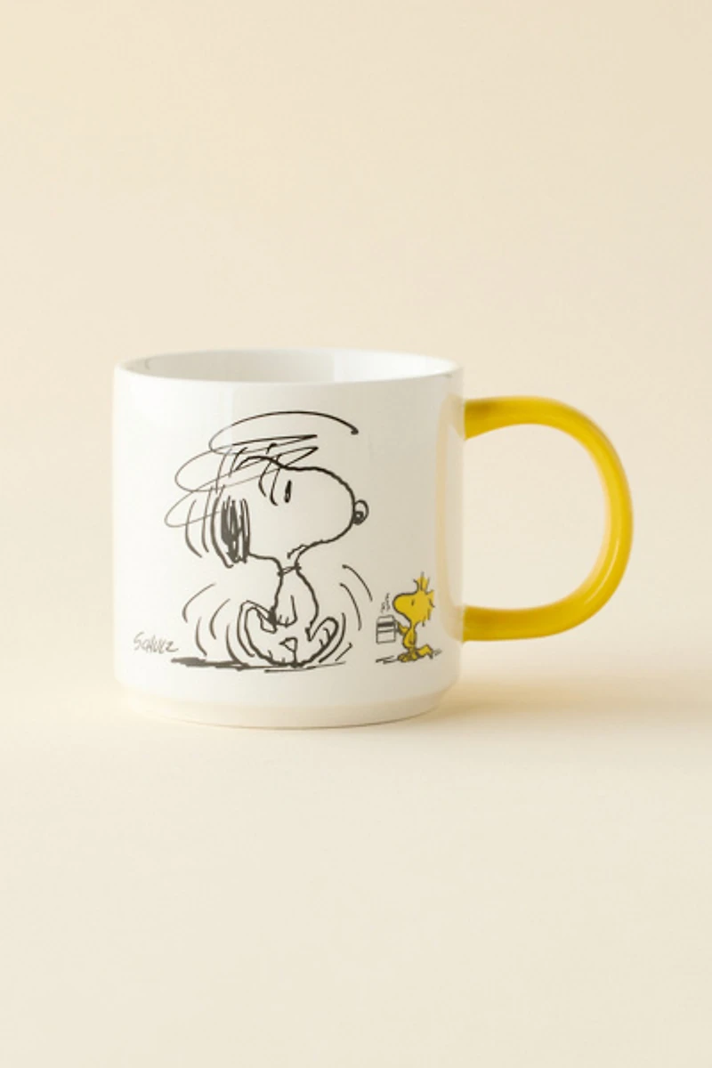 Magpie Peanuts Snoopy & Woodstock Ceramic Mug