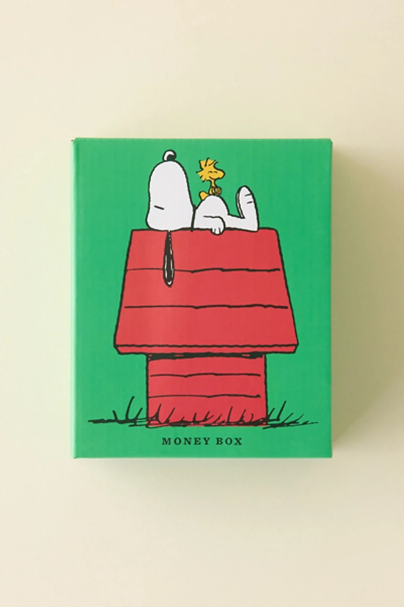 Magpie X Peanuts Snoopy Dog House Ceramic Coin Bank