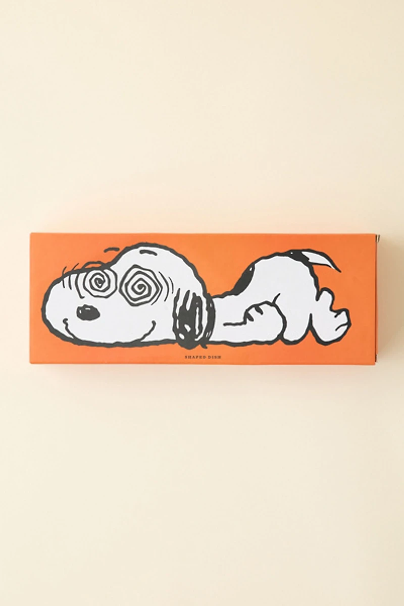 Magpie X Peanuts Tune Out Snoopy Shaped Ceramic Trinket Dish