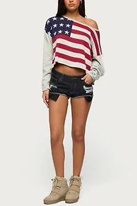 Edikted USA Off Shoulder Sweater
