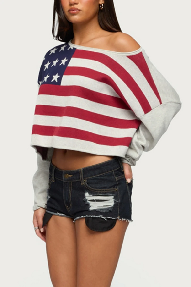 Edikted USA Off Shoulder Sweater