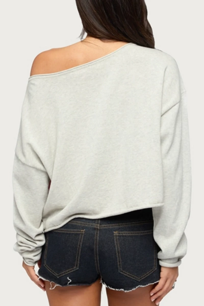 Edikted USA Off Shoulder Sweater
