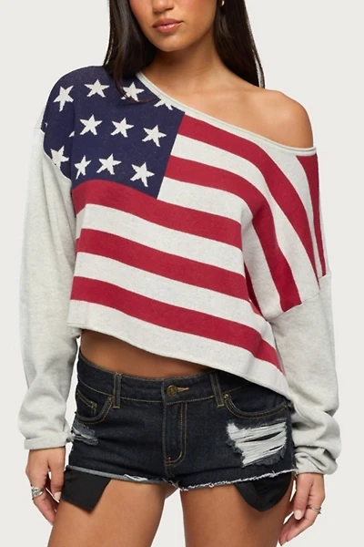 Edikted USA Off Shoulder Sweater
