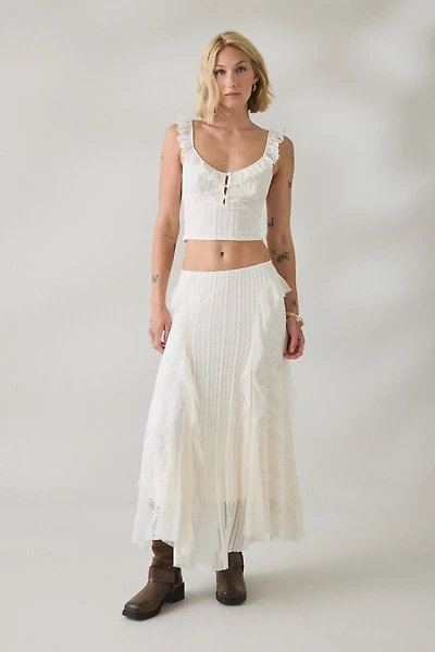 Kimchi Blue Sweet Escape Lace Maxi Skirt 2-Piece Set