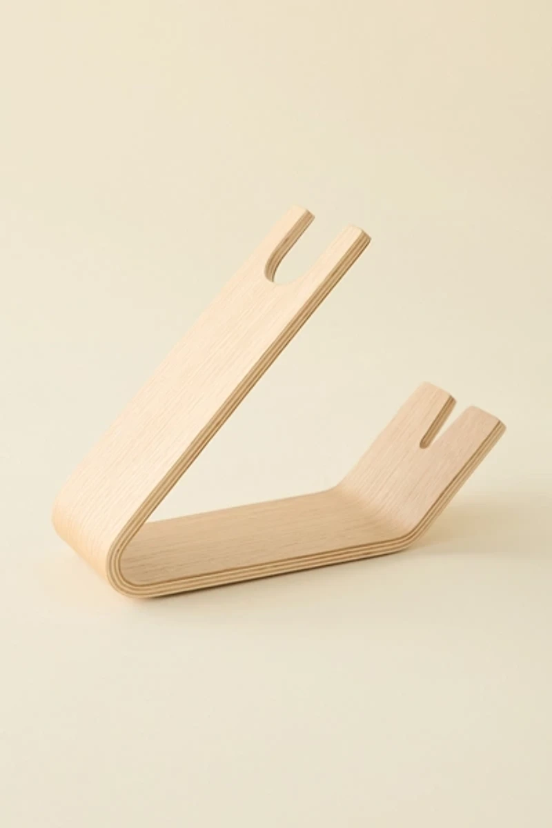 Alora Wood Hair Dryer & Iron Tool Stand
