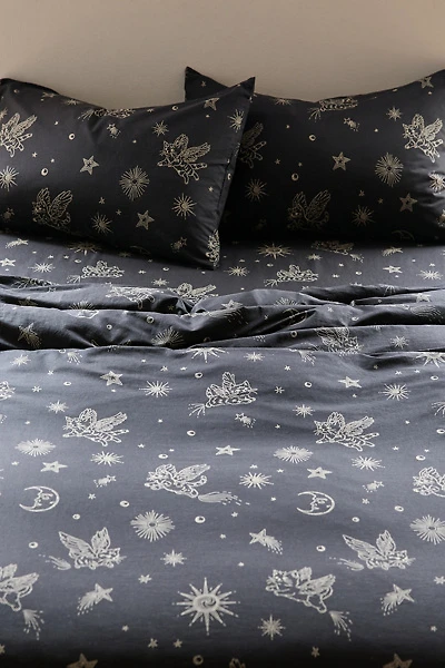 Cosmic Kitties Patterned Duvet Cover Set
