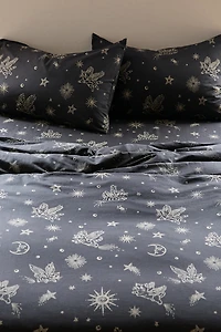 Cosmic Kitties Patterned Duvet Cover Set