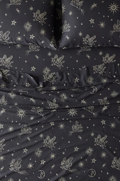 Cosmic Kitties Patterned Sheet Set