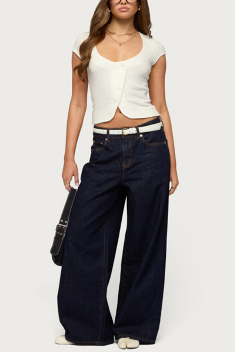 Edikted Juanita Low Rise Baggy Jean
