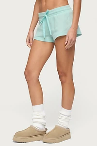 Edikted Baila Waffle Shorts