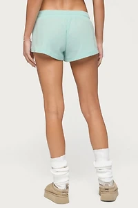 Edikted Baila Waffle Shorts