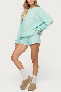 Edikted Baila Waffle Shorts