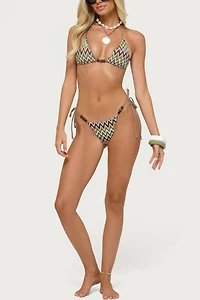 Edikted Alayna Zigzag Triangle Bikini Top
